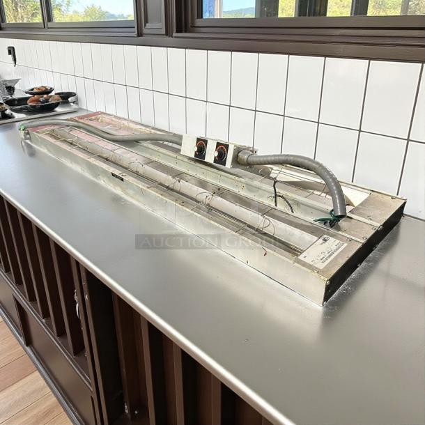 Hatco Glo-Ray Strip Food Warmer, Model GRAH-60D, in excellent condition on counter. 120V, fully tested and working.