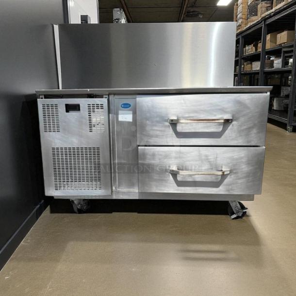 Randel Model W1784385-1 2 Drawer Refrigerated Chef Base, great condition, stainless steel, tested and working.