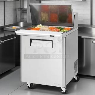 Excellent Condition – Turbo Air MST-28-12-N Sandwich/Salad Prep Table – 115V – Fully Tested & Working! - Item #1207239