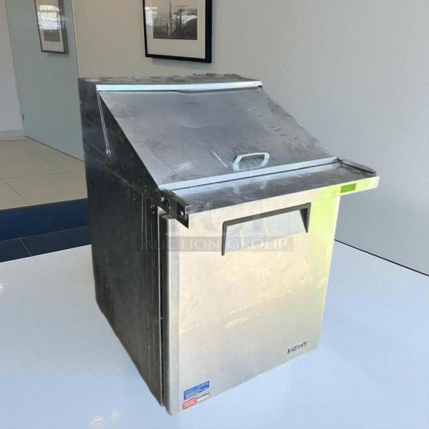 Turbo Air MST-28-12-N prep table in excellent condition; stainless steel, fully tested, 115V. Ready for sandwich/salad use.