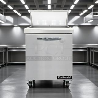 Outstanding Find - Continental SW27-12M Mighty Top Sandwich Prep Unit 27