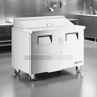 Outstanding Find - True TSSU-48-12-HC 12 CuFt Stainless Sandwich Salad Prep Unit Holds 12 1/6 Pans - Tested and Working! - Item #1207252