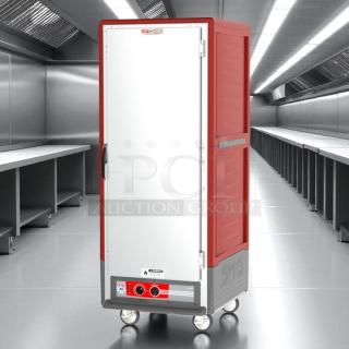 Amazing Find - Metro C539-HFS-U C5 3 Series Heated Holding Cabinet with Solid Door - Red - Tested and Working! - Item #1207260