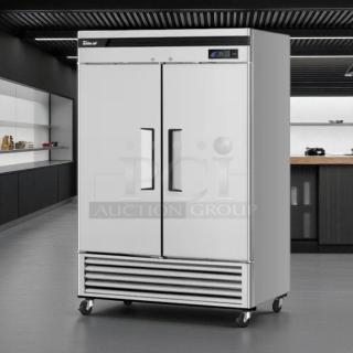 Excellent Condition – Turbo Air 2-Door Commercial Refrigerator – Model MSR-49NM – Fully Tested & Working! - Item #1207261