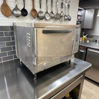 TurboChef NGC countertop microwave convection oven, excellent condition, 208v/1ph, stainless steel, tested and working.