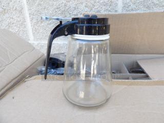 Modern Table Glass Syrup Dispenser 12oz
13 times your bid - Item #1207342