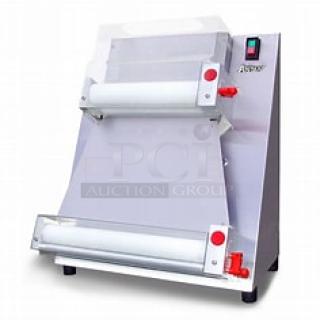 Like New! 110V Pizza Dough Roller Sheeter, 4-16 Inch Commercial Electric Pastry Press Making Machine Pizza Press, Pizza Thickness Adjustable Dough Machine for Bakeries Pizzerias, Restaurants Kitchens
Powers on and works as should. Owner purchased used few times. - Item #1207439