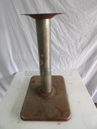 Metal Table Base, 9-1/2