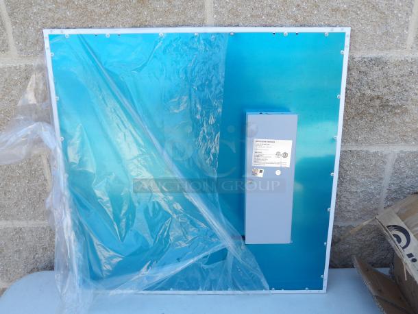 Ultra-thin Panel Light James Industry ZY-P4-40W CDS, new, for replacing 2x2 fluorescent troffers, 110 lumens/watt.
