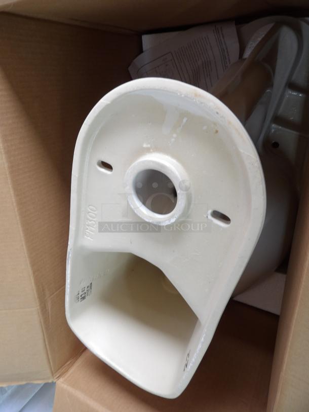 Mansfield Adriatic Elongated Comfort Height Toilet Bowl, Model 1319, in new condition, no seat, 19x16x19 inches.