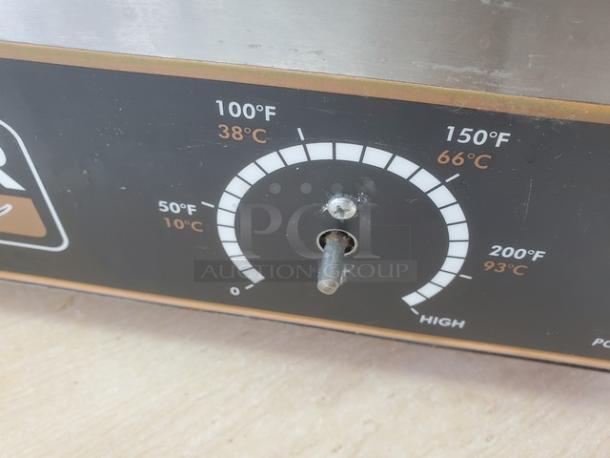 Server FS-20SS 90020 Supreme Full Size Steam Table Pan Warmer, dial range 50°F-200°F, used condition.