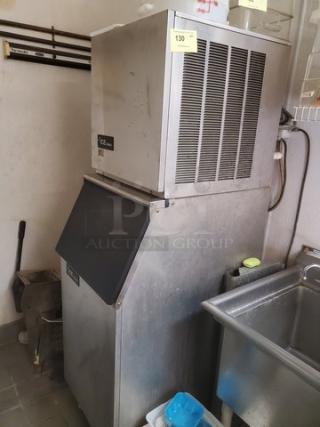 Ice-O-Matic ICE0320HA2 - Ice Machine w/ Bin. Cuber Head - Air Cooled, 334 lbs. Production. - Item #1210007