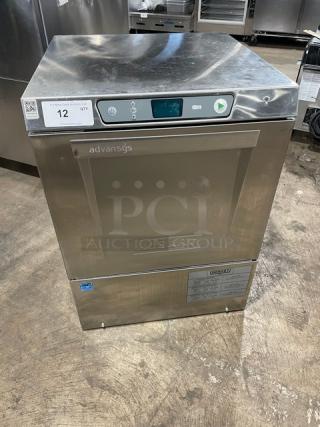 Hobart! New Body Style! Advansys LXe Series Commercial Stainless Steel Electric Powered High Temperature Undercounter Dishwasher! Energy Star Certified! With Full-Size Peg Rack! Model: LXER SN: 231219232! 120/208-240V 1 Phase! - Item #1207689