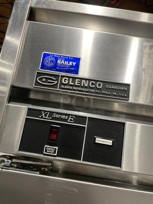 Glenco Guardian XL-E Series commercial refrigerator, stainless steel, model ALA-48-TE, energy saver feature, sturdy condition.