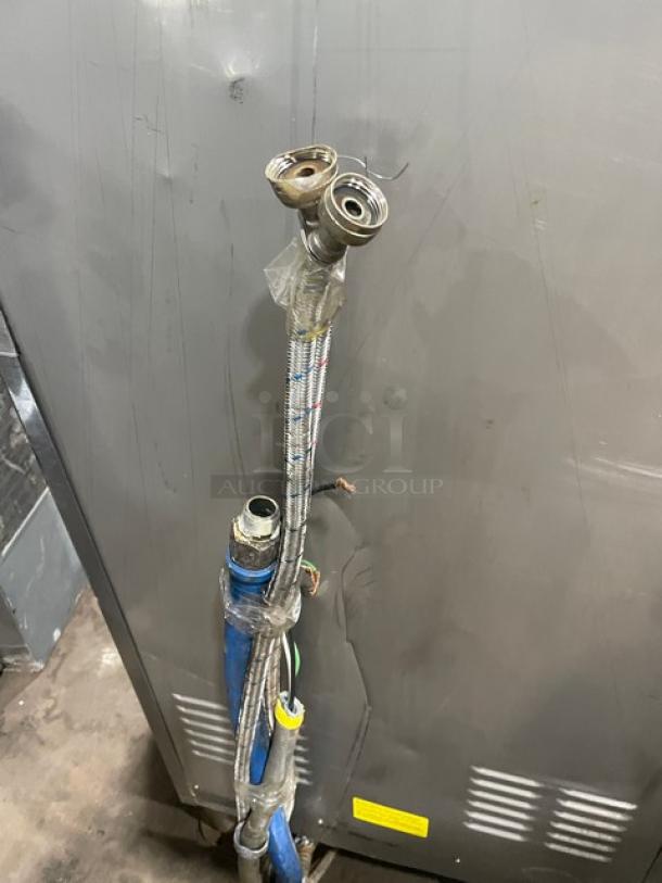 Cleveland Range SteamCraft Power-10 Series commercial stainless steel convection steamer, dual compartment, model 24CGP10.