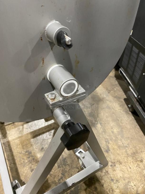 Tre Spade/Omcan MX50 commercial meat mixing machine, 2020 model, electric, heavy-duty, on casters, 220-240V.