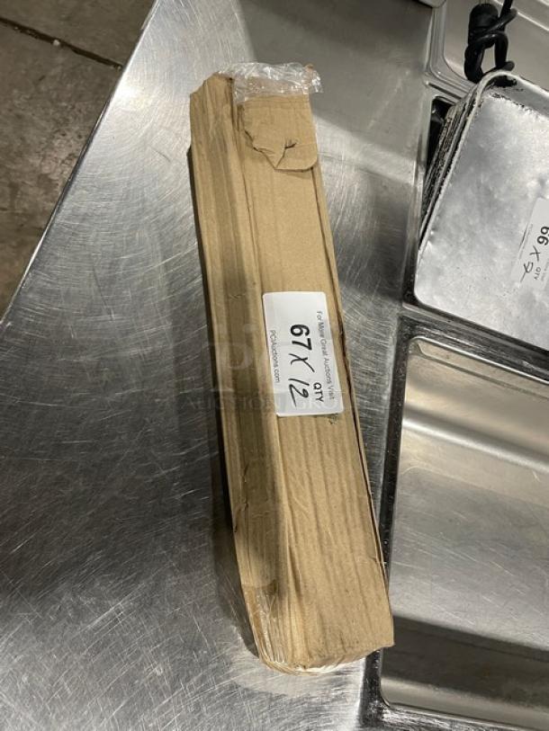 Brand new Update International BSPF-18HD 18" perforated basting spoon in original packaging.