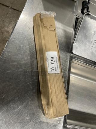 Brand new Update International BSPF-18HD 18" perforated basting spoon in original packaging.