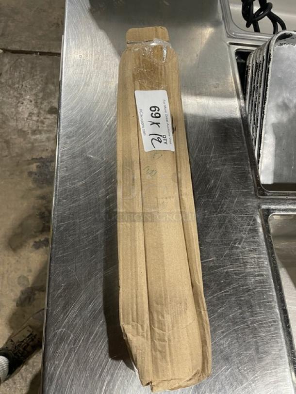 Brand new Update International BSPF-18HD perforated basting spoon in original packaging, unopened and in pristine condition.