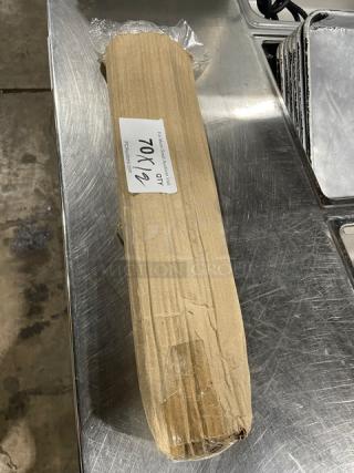 Brand new Update International BSPF18HD 18" stainless steel perforated basting spoon in original packaging.