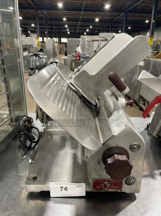 Globe Commercial Electric Powered Countertop Heavy Duty Meat Deli Slicing Machine! Model: 400! On Legs! - Item #1208319