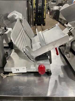 Fleetwood Commercial Electric Powered Countertop Heavy Duty Meat Deli Slicing Machine! On Legs! - Item #1208320