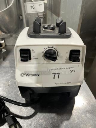 Vita-Mix Commercial white Electric Powered Countertop Food Prep Machine! Model: VM0103 SN: 001371191022583421! 120V! On Legs! - Item #1208322