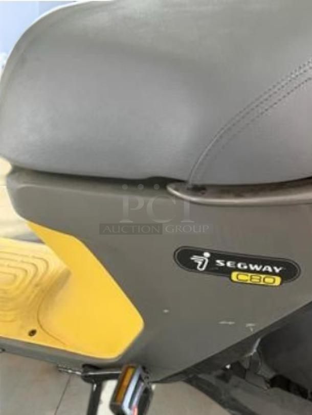 Segway Ninebot eMoped C80, excellent condition, 750W motor, 24.8 mph max speed, G30 series label visible.