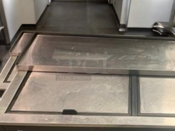 Turbo Air TBC-50SB-N6 bottle cooler in excellent condition, stainless steel finish, fully tested and working, 110-120V.