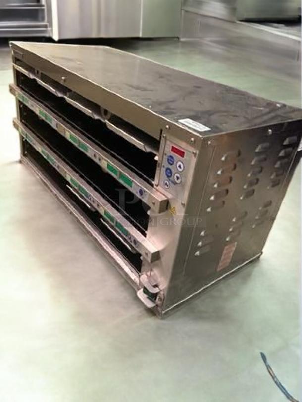 Prince Castle EHB34-2 Extended Hold Bin, 3x4, single-sided, 208–240V, excellent condition, fully tested, stainless steel.