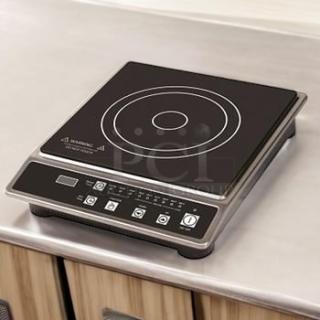 Brand New GS1681 Portable Countertop Induction Range, 120V, fully tested, sleek black surface, touch controls, compact design.