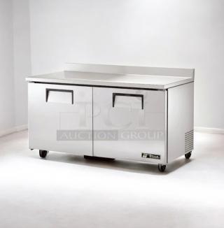True TUC-60 Undercounter Refrigerator, excellent condition, two solid doors, fully tested and working.