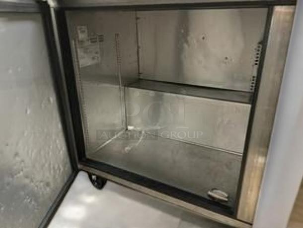 True TUC-60 undercounter refrigerator, 2 solid doors, stainless steel, excellent condition, fully tested and working.