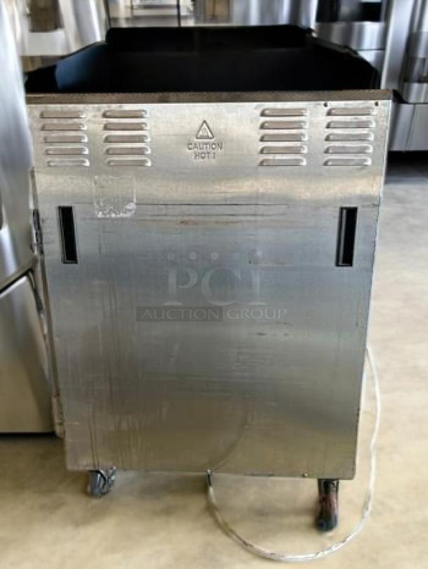 Metro C5 6 Series Heated Holding Cabinet, Model C565-SFS-U, excellent condition, 120V, fully tested and working, caution label.