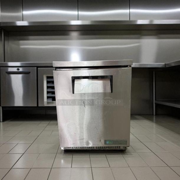 True TUC-24F-HC 24" undercounter freezer, stainless steel, tested and working, single door, excellent condition.