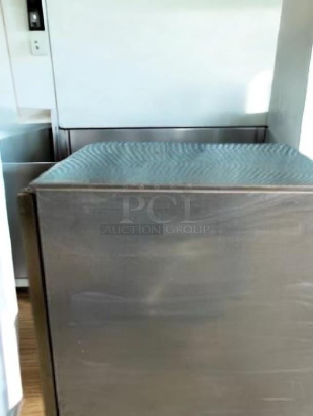 Beverage-Air UCR27A undercounter refrigerator in excellent condition, stainless steel finish, 115V, fully tested and working.