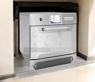 Brand new Merrychef eikon e4 high-speed cooking oven, 208/240V, fully tested, stainless steel, UK-made, Welbilt brand.