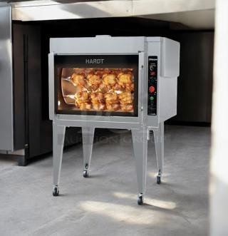Great Condition – Hardt Inferno 4500 – V-Type Skewer Rotisserie Oven – Natural Gas – Fully Tested & Working! - Item #1208279