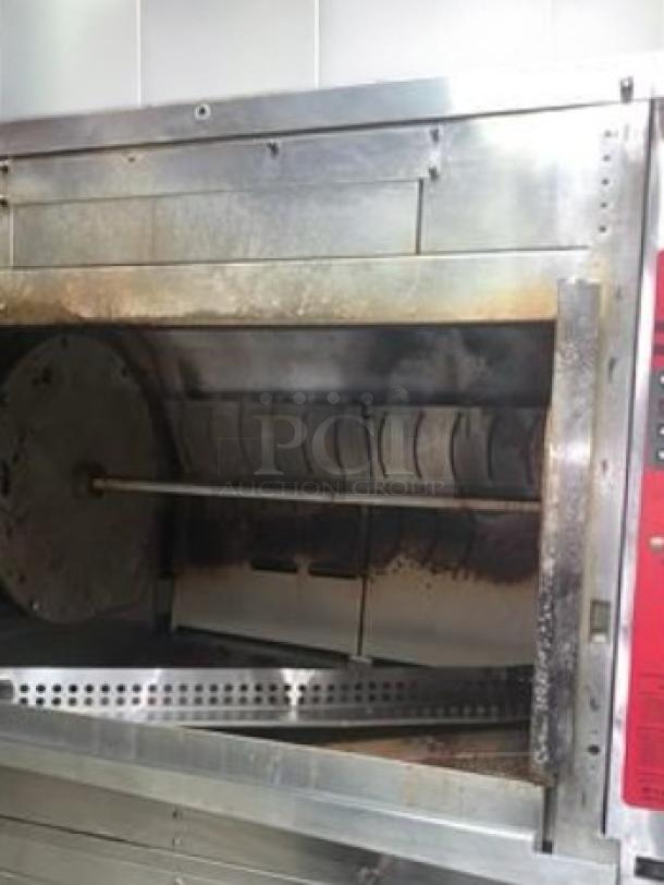 Hardt Inferno 4500 gas rotisserie oven with V-Type skewers in great condition. Fully tested and working.