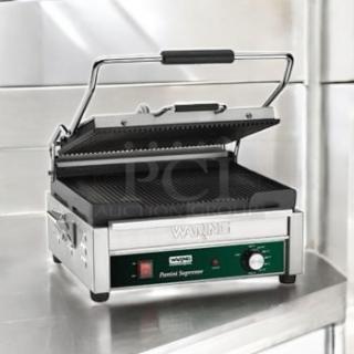 Brand New – Waring WPG250 – Panini Supremo™ Compact Panini Grill – 120V – Factory Sealed in Box! - Item #1208362