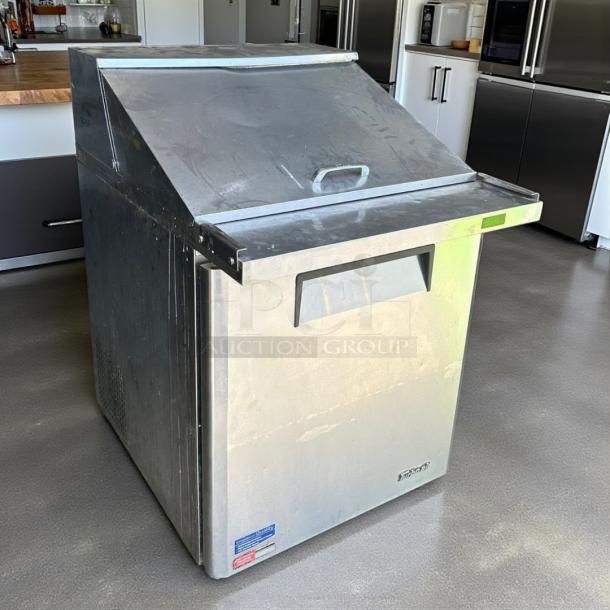 Turbo Air MST-28-12-N Sandwich/Salad Prep Table, excellent condition, stainless steel, tested, 115V.