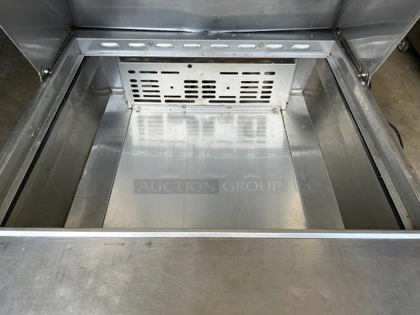 Turbo Air MST-28-12-N Sandwich/Salad Prep Table, stainless steel, excellent condition, tested and working.
