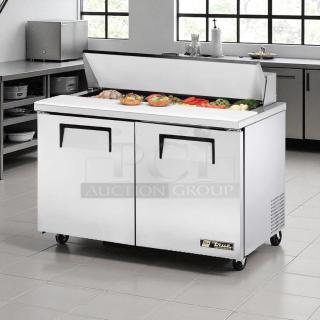 Outstanding Find - True TSSU-48-12-HC 12 CuFt Stainless Sandwich Salad Prep Unit Holds 12 1/6 Pans - Tested and Working! - Item #1208649