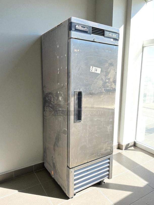 Blue Air BSF23-HC stainless steel freezer, single solid door, tested and working, great condition.