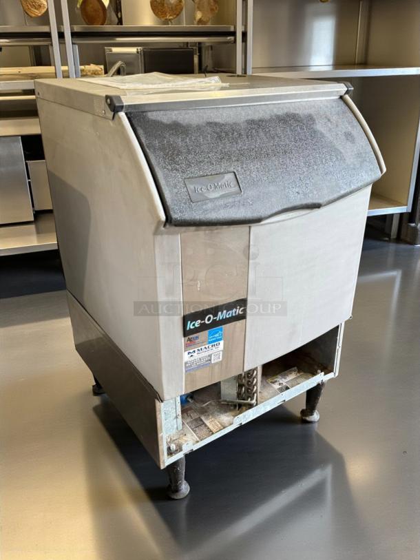 Ice-O-Matic ICEU220HA ice machine, undercounter model, stainless steel, air-cooled, 238 lbs/day, tested, working condition.