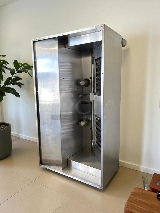 Giles Food stainless steel hood, ModF SH-6 W/FSH-6, stand mount, 208-240v, in excellent condition, tested and working.