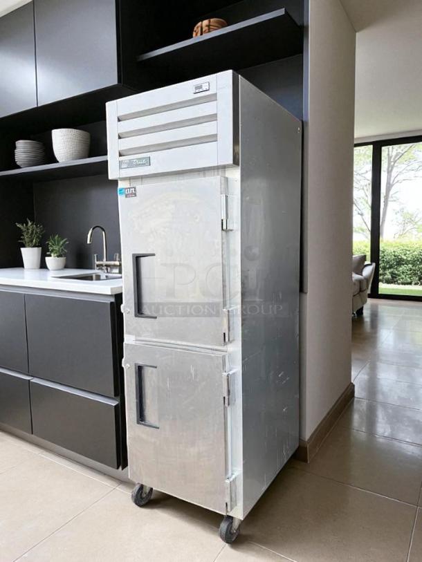 True STA1R-2HS Spec Series solid half door reach-in refrigerator, 1 section, tested and working, in excellent condition.