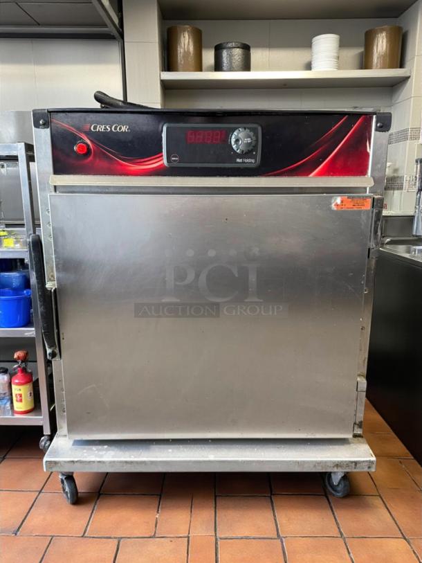 Cres Cor H-339-12-135C hot holding cabinet in excellent condition, stainless steel, 120V, fully tested, visible controls.