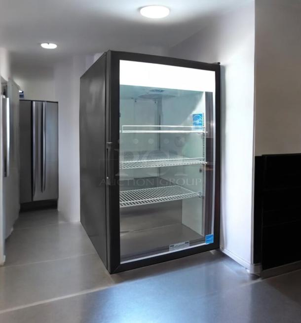 Like-new Turbo Air CTIM-52W countertop glass door merchandiser refrigerator, 115V, fully tested and working.