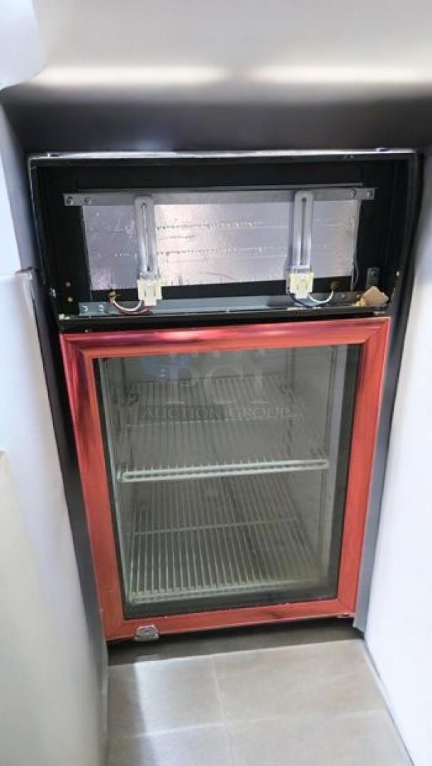 Turbo Air CTIM-52W countertop glass door merchandiser refrigerator in like-new condition, 115V, fully tested.